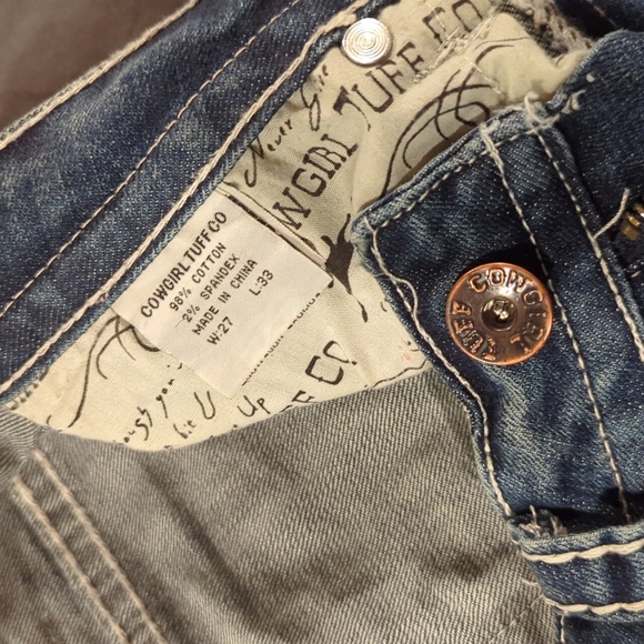 Cowgirl Tuff Co. Spring Break Women’s Size W 27 L 33 - Picture 4 of 6
